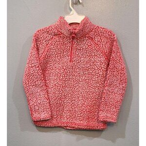 Bobbi Brooks Jacket Youth Girl's Size 6 Pink Sherpa Teddy Pullover Cozy Fall